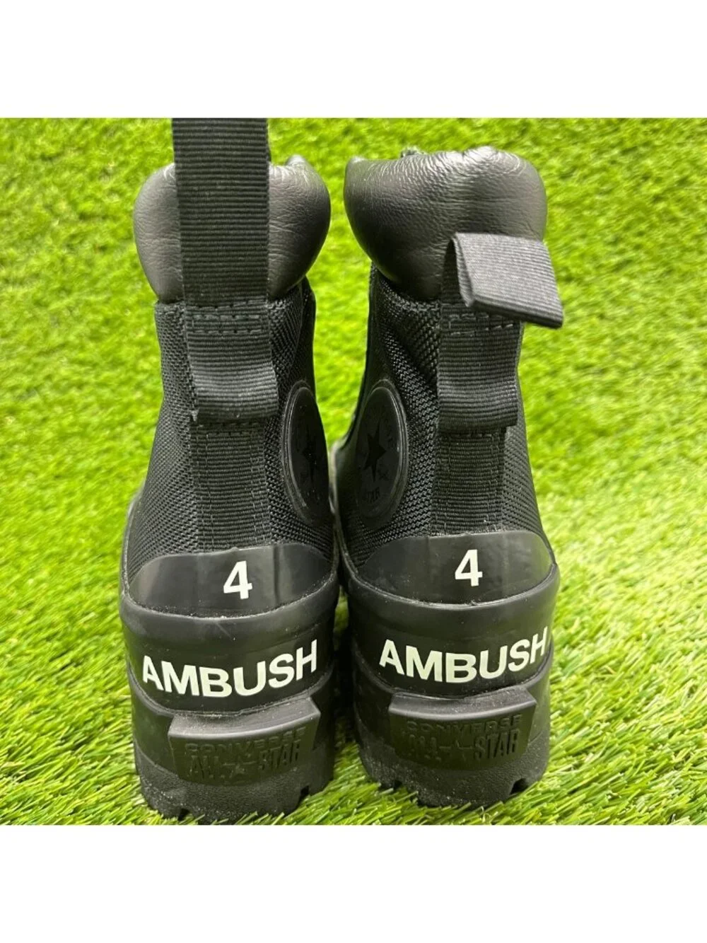 Converse x AMBUSH Chuck Taylor All Star Womens Size 6 Black Outdoor Duck Boots